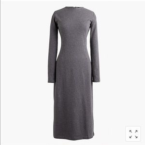J. Crew Knit Sheath Dress (Heather Grey)